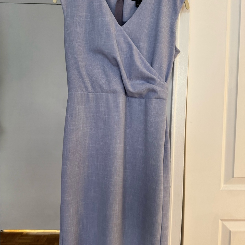 Ann Taylor 2 Petite Sleeveless Lavender Dress